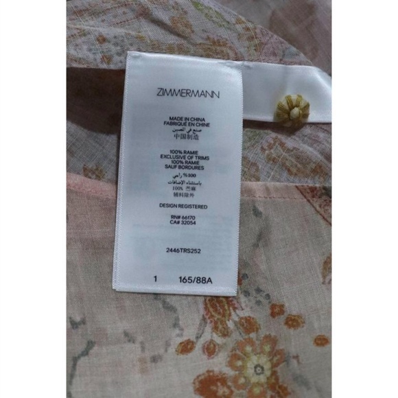 Zimmermann Acacia Billow Blouse - 2025 Collection - Picture 8 of 9